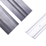 10FT Heavy-Duty U Ring Shape Universal Garage Door Bottom Rubber Seal - Weatherproof Weather Seal Threshold Strip with Pre-drilled Aluminum Track Retainer Base Kit LOOBANI