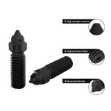 HysiPrui 3D Printer K1 Max Upgrade Extruder Hotend Nozzle Kit - Included 2pcs 0.4mm + 2pcs 0.6mm + 2pcs 0.8mm Hardened Steel Nozzles, High Temperature and Wear Resistant for K1/K1 Max/Ender 3 V3 KE HysiPrui