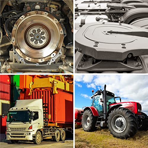 AtomLube Ultra Heavy Duty Red Grease, 2-Pack of 14 Oz. Tubes| Waterproof Lubricant & High Temp Grease| Wheel Bearing Grease for Semi Truck Accessories AtomLube