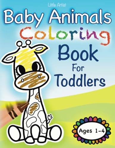 Baby Animals Coloring Book for Toddlers: 100 Pages of Fun and Learning!