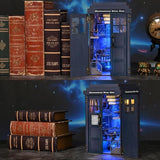 TOYQI Book Nook Kit, DIY Miniature Dollhouse Kit for Adults and Teens, Booknook Tiny House Kit Bookshelf Decoration 3D Wooden Puzzle Bookend - Sci-fi Fantasy Mysterious Box