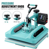 SmarketBuy 5 in 1 Heat Press,15x15 Inch Heat Press Machine with 30 OZ Tumbler Attachment, Professional Sublimation Machine for T-Shirts, Hats, Tumblers Glass Cans and Plates SmarketBuy