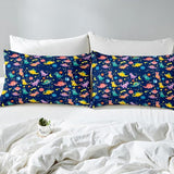 Erosebridal Boys Cartoon Dinosaur Bed Sheets,Kids Cute Dino Sheet Set,Girly Funny Dinosaur Astronaut Bedding Set Home Room Decor,Galaxy Space Stars Fitted Sheet + Flat Sheet + 2 Pillowcases,King Erosebridal