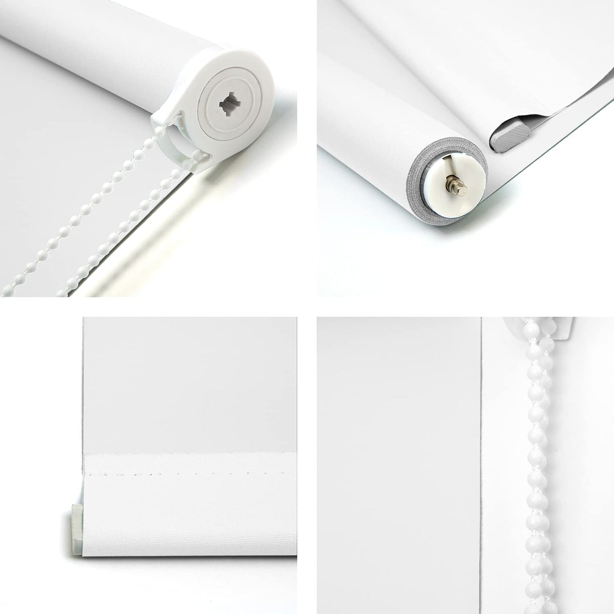NUTRO CHILL 100% Blackout Roller Shade, Blackout Blinds for Bedroom Windows, UV Protection Fabric Window Shades for Home and Office NUTRO CHILL
