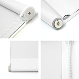 NUTRO CHILL 100% Blackout Roller Shade, Blackout Blinds for Bedroom Windows, UV Protection Fabric Window Shades for Home and Office NUTRO CHILL