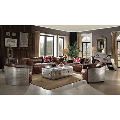 Acme Brancaster Square Coffee Table in Aluminum Acme