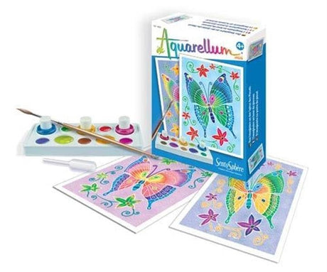 Sento Sphere Mini Aquarellum Butterflies Watercolor Paint Set Sentosphère