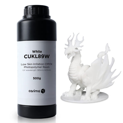 CARIMA Low-Irritation CMYK Resin (White) 500g for DLP/LCD Printer