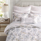 Levtex Home Ophelia Spa Reversible Full/Queen Comforter Set (90x94in) with 2 Pillowcases (26x20in) - Bedding - Blue, Yellow, White - Rayon Full/Queen Size Comforter Set - Lightweight, Soft, Pre-Washed Levtex Home