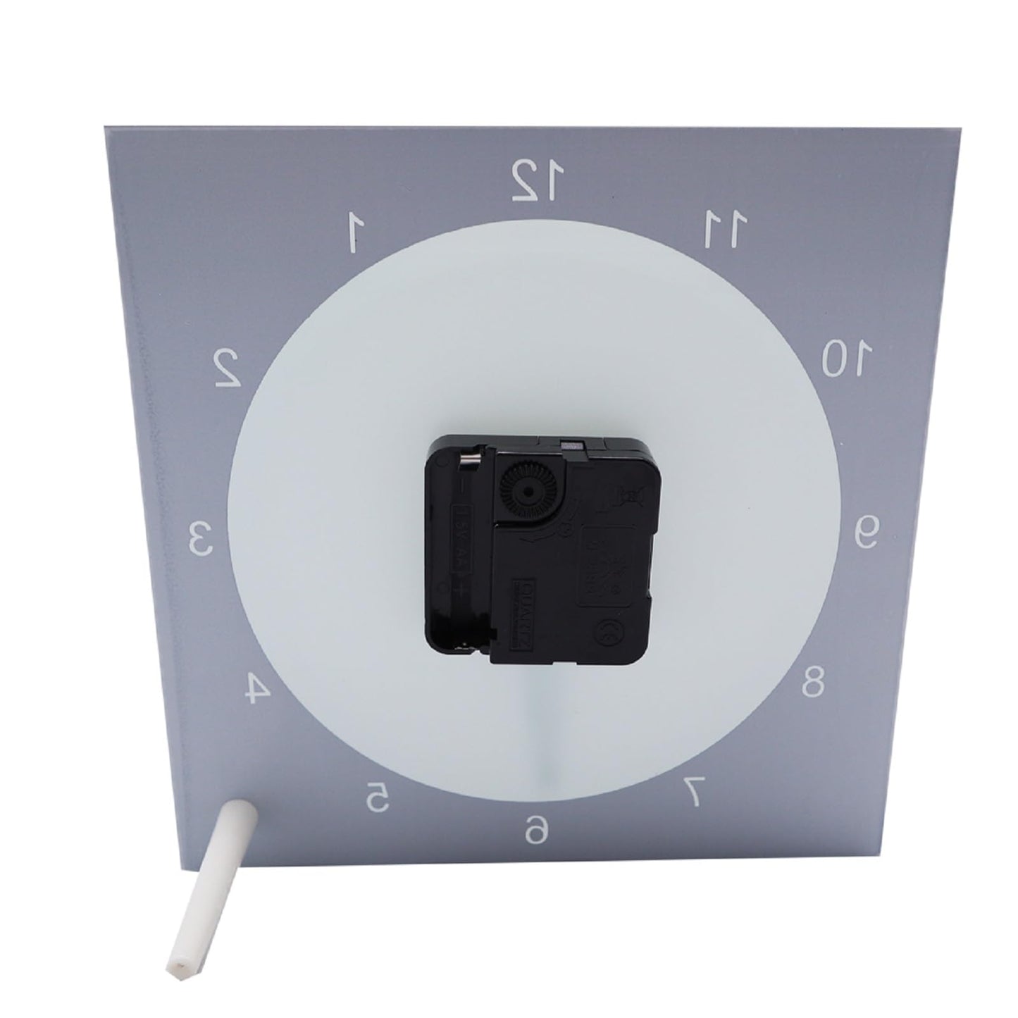 H-E 20pcs/CTN * 7.8" x 7.8" Sublimation Blank Clock Glass Photo Frame DIY Decor Heat Press Clock - In US Stock