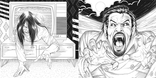 Horror Movies Adult Coloring Book WoodArtSupply