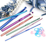 14PCS Aluminum Crochet Hooks Knitting Needles Craft Yarn 2.0mm/2.5mm/3.0mm/3.5mm/4.0mm/4.5mm/5.0mm/5.5mm/6.0mm/6.5mm/7.0mm/8.0mm/9.0mm/10.0mm HSYMQ