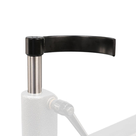 Hurricane Turning Tools, 5" Diameter Curved Tool Rest For Turning Small Bowls on Wood Lathe, 1" Diameter Post, 4" Post Length Hurricane Turning Tools