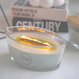 Phinicco 6Pcs 2.75x2.36 Inch Wooden Candle Wicks for DIY Candle Making Craft Wooden Wicks for Candle Making Wood Wick Natural Wood Rectangle Candle Cores for DIY Candles, phi371 Phinicco