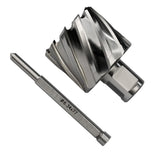 Annular Cutter JESTUOUS 1-3/4 Inch Cutting Diameter 3/4 Weldon Shank 1 Cutting Depth with Pilot Pin Slugger Bits HSS Kit for Magnetic Drill Press,1 Piece JESTUOUS