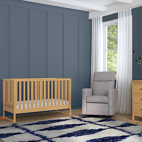 Davinci Hunter 3-in-1 Convertible Crib, Honey, Easy Assemble, Greenguard Gold Certified DaVinci