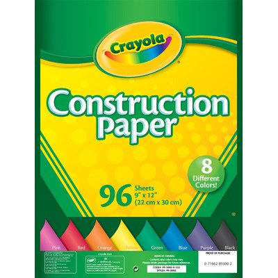 Construction Paper Pack [Set of 3] Crayola