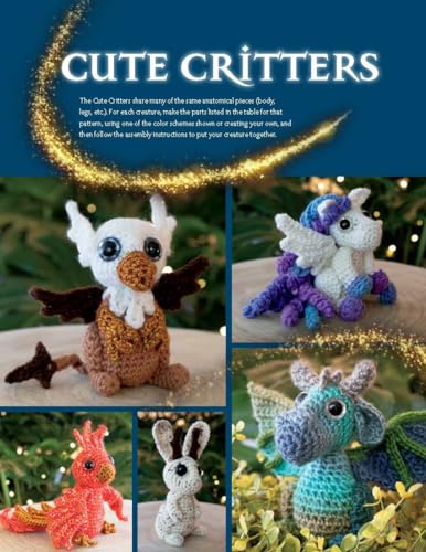 Crochet Creatures of Myth and Legend: 19 Designs Easy Cute Critters to Legendary Beasts WoodArtSupply