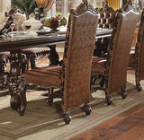 Cherry Oak Formal Dining Table Set - 9pc, Extendable Table, 6 Side Chairs, 2 Arm Chairs - 8 Person Set for 6-8 People Generic