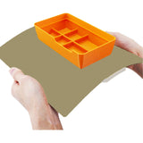 RETUXEP 257x257mm Double Sided Flexible PEI Sheet, Smooth PEI Surface+Textured PEI Surface for Bambu Lab X1C/X1/X1E/P1P/P1S/A1 3D Printer, 3D Printer PEI Spring Steel Build Plate Removable Platform RETUXEP