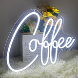 Coffee Neon Sign, Large Cafe LED Lights for Coffee Bar Beer Club Wall Decor, USB Powered Cool Neon Lights Sign for Bedroom Windows Glass Hotel Pub Cafe Shop Logo Wedding Birthday Party Decorations YLSZZO