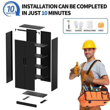 Garage Storage Cabinet HouseOfZazla