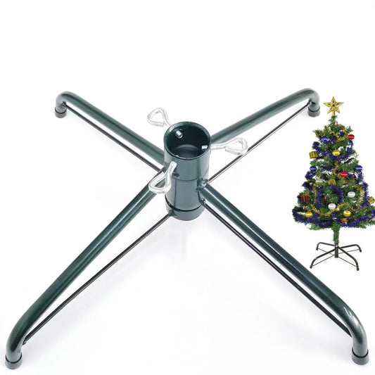 EasyBravo Christmas Tree Stand for 4 to 6 Foot Trees, Fits 0.75-1.25 Inch Pole