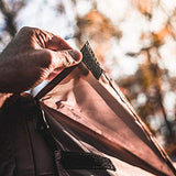 Gazelle Tents G6 8 Person 12 by 12 Pop Up 6 Sided Portable Hub Outdoor Gazebo Screen Canopy Tent with Large Main Door and Screens, Desert Sand Gazelle