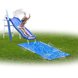 Fun Forever Plus with 6' Water Slide & Ground Tarp - 8 User / 6 Station Metal Backyard Play Swing Set. 192" L x 104" Deep x 74" H, by XDP Recreation XDP RECREATION