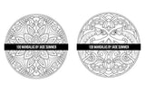 Mandala Coloring Book: For Adults with 100 Magical Mandalas WoodArtSupply