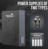 Lancer Tactical Biometric Slider Handgun Gun Safe for Pistols Nightstand, Desk, Bed Side,Truck-Quick-Access Firearm Safety Device with Fingerprint Lock or Key Pad, PIN Code, and KEY Access Lancer Tactical