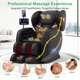 VUYSUYVY Upgraded Massage Chair Full Body, Zero Gravity Massage Chair Recliner- 10 Fix Points, 2026 Shiatsu Massage Chairs with Heat, Airbags, Foot Massage, 6 Auto Modes, Bluetooth Speaker VUYSUYVY