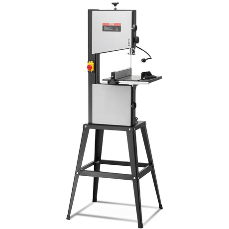 VEVOR Benchtop Band Saw, 10-Inch, Dual-Speed (560 & 1100 RPM), 370W 1/2HP Motor, Includes Metal Stand, Work Light, Fence, and Miter Gauge for Wood, Aluminum, Plastic Crafting VEVOR
