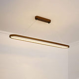 38W LED Ceiling Pendant Lighting Fixture Modern Chandelier Wood Ring Hanging Light Nordic Suspension Lamps for Living Room Bedroom Study Office Hallway Lamp Fixtures (Color : 3 Color Temp) Siet