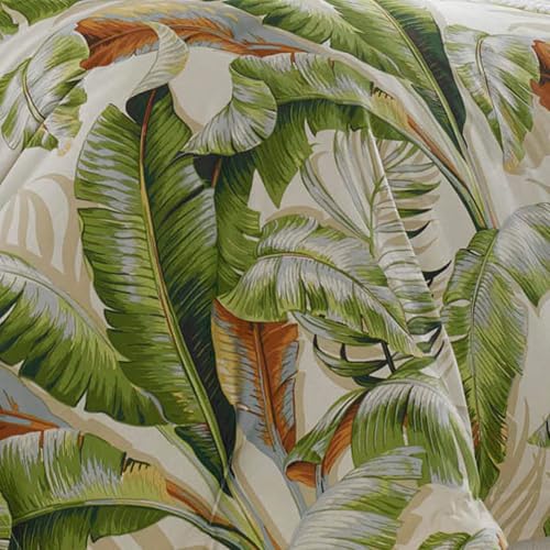 Tommy Bahama - King Comforter Set, Cotton Sateen Bedding with Matching Shams & Bedskirt, Bedding Set for All Seasons (Palmiers Green, King) Tommy Bahama