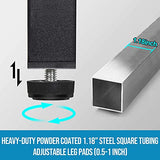 Aquzee 47 Inch White Computer Desk with Hutch and 3-Tier Bookshelf for Home Office Aquzee