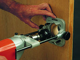 General Tools 36/37 Precision Drill Guide For 3/8-Inch or 1/2-Inch Power Drills, Portable & Lightweight, Folds Flat for Storage, Silver General Tools