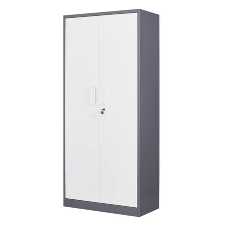 SISESOL Metal Storage Cabinet with Doors and Shelves, 71" Tool Storage Cabinet- Garage Cabinets and Storage System Kitchen Pantry Storage Cabinet with Adjustable Shelves Steel Storage Tall Cabinet SISESOL