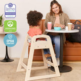 ECR4Kids ASATT High Chair, Toddler Chair, Antique White ECR4Kids