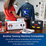 Brother ScanNCut DX SDX230Di Disney Cutting Machine, Includes 152 Built-in Disney Designs for Vinyl, Paper Crafting, and More Brother