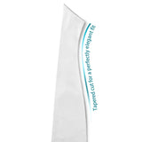 Endea White Graduation Stole - Plain Color, Unisex, 62" Graduation Sash (White) Endea Graduation