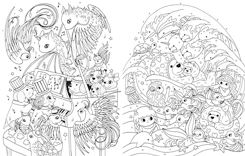 A Million Puppies: Paw-some Pooches to Color (A Million Creatures to Color)