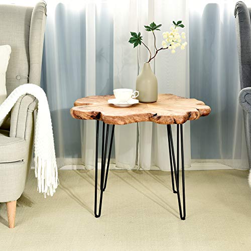 WELLAND Natural Edge Coffee Table, (Style D) WELLAND
