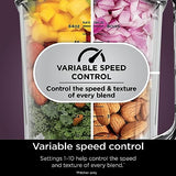 Ninja TB401 Detect Kitchen System Power Blender + Processor Pro, BlendSense Technology, Blender, Chopping & Smoothies, 1800 Peak Watts, 72 oz. Pitcher, 64 oz. Food Processor, 24 oz. To-Go Cup, Black Ninja