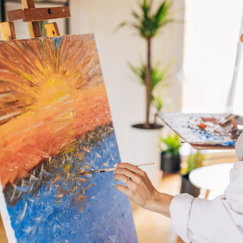 Paint by Numbers for Kids & Adults Landscape, DIY Oil Painting Sailing Ship Fishing Boat Ocean Pirate Sail Sea Acrylic Paint by Number Kits for Kids & Adults Beginner for Home Wall Decor 16x20 inch Diymood