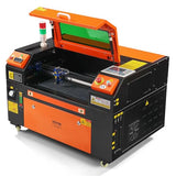 VEVOR 50W CO2 Laser Engraver, 12 x 20 in, 19.7 IPS Laser Cutter Machine with 2-Way Pass Air Assist, Compatible with LightBurn, CorelDRAW, AutoCAD, Windows, Mac OS, Linux, for Wood Acrylic Fabric More VEVOR