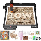 ATOMSTACK 10W Laser Engraver, A10 PRO V2 Laser Cutter, 0.06mm High Accuracy Laser Engraving Machine for Wood and Metal, Dark Acrylic, Glass, Leather ATOMSTACK