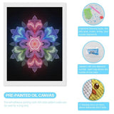 TZTTZT Diamond Art Kits for Adults - Kaleidoscope Floral Light Design Diamond Painting Kits for Adults Beginner, Frameless Diamond Painting Craft for Home Wall Decor TZTTZT