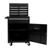 nifoti 5 Drawer Rolling Tool Chest,Tool Storage Cabinet & Tool Box Cart with Wheels, Big Tool Storage Removable Tool Box Combo,Tool Storage Box for Garage Warehouse Workshop,Tool Case nifoti