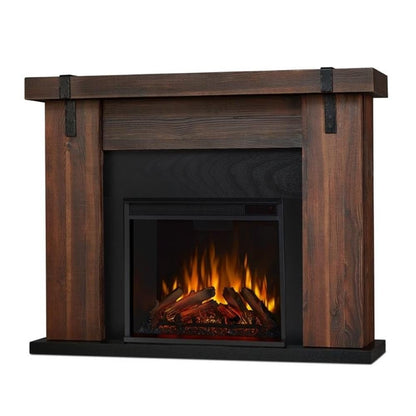 Aspen 49" Electric Fireplace in Chestnut Barnwood by Real Flame